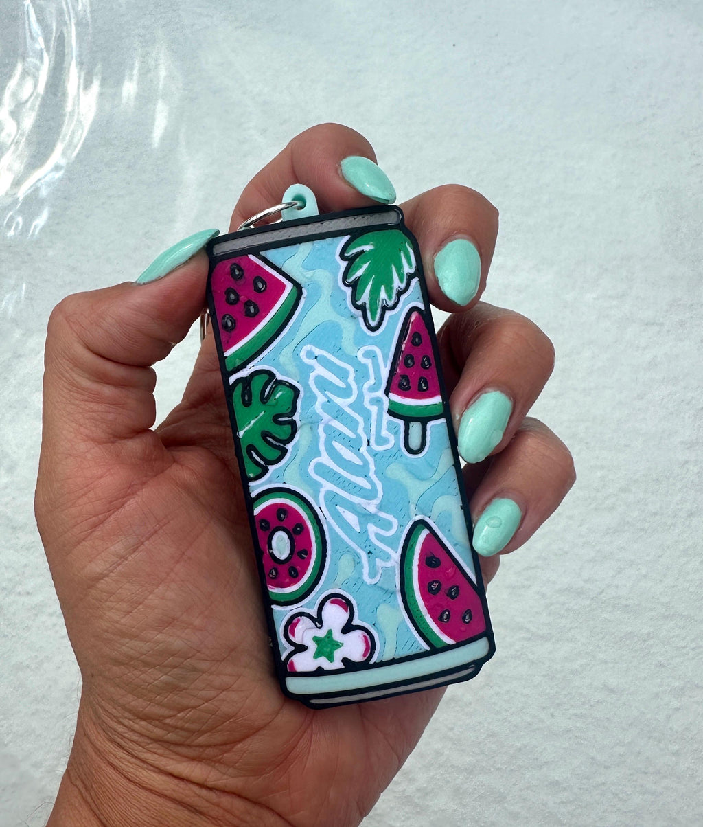Energy Drink Pop™ Can Tab Keychain | 3D Printed Soda Tab Opener | Alani Inspired | Monster Inspired | Cute Drink Accessory