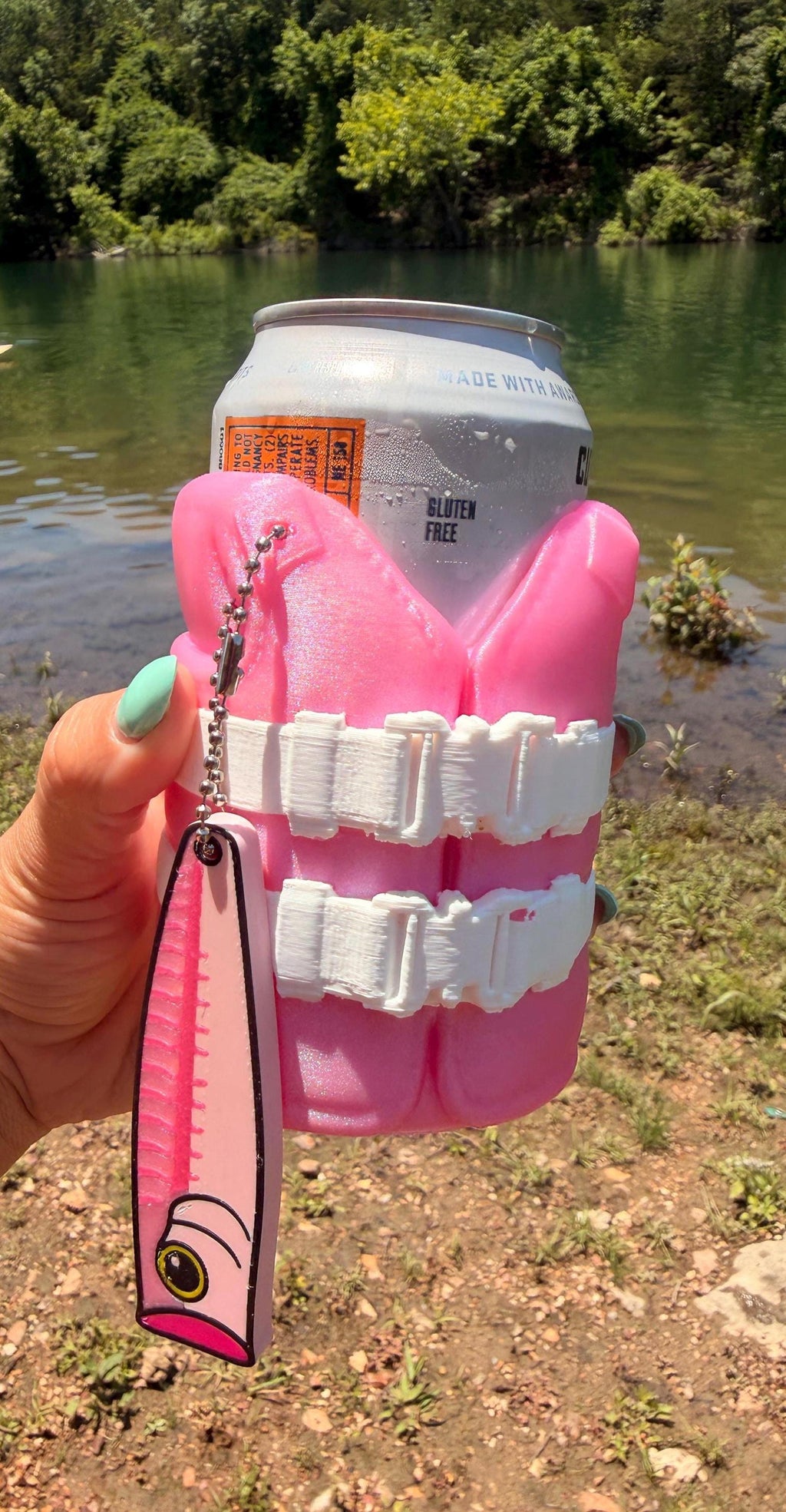 The Dockside™ Koozie | Standard Can Holder | Lake Life Can Holder | Fishing Gift | Boat Accessory | Personalized Can Cooler