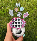 Wild West Pop™ Collection Tab Opener Keychain | Western Keychain Charm | Cowgirl Gift | Turquoise Drink Accessory