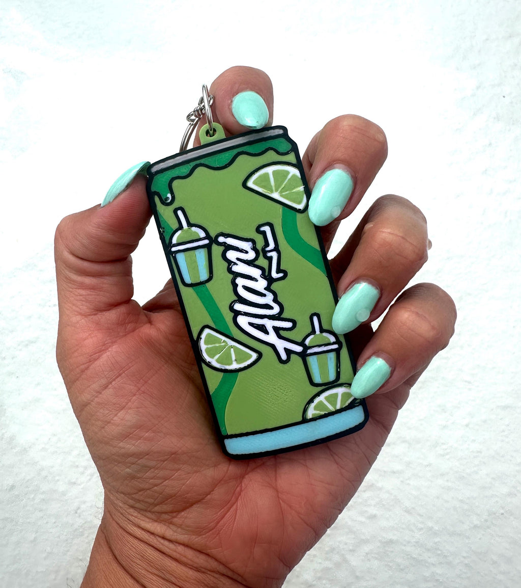 Energy Drink Pop™ Can Tab Keychain | 3D Printed Soda Tab Opener | Alani Inspired | Monster Inspired | Cute Drink Accessory
