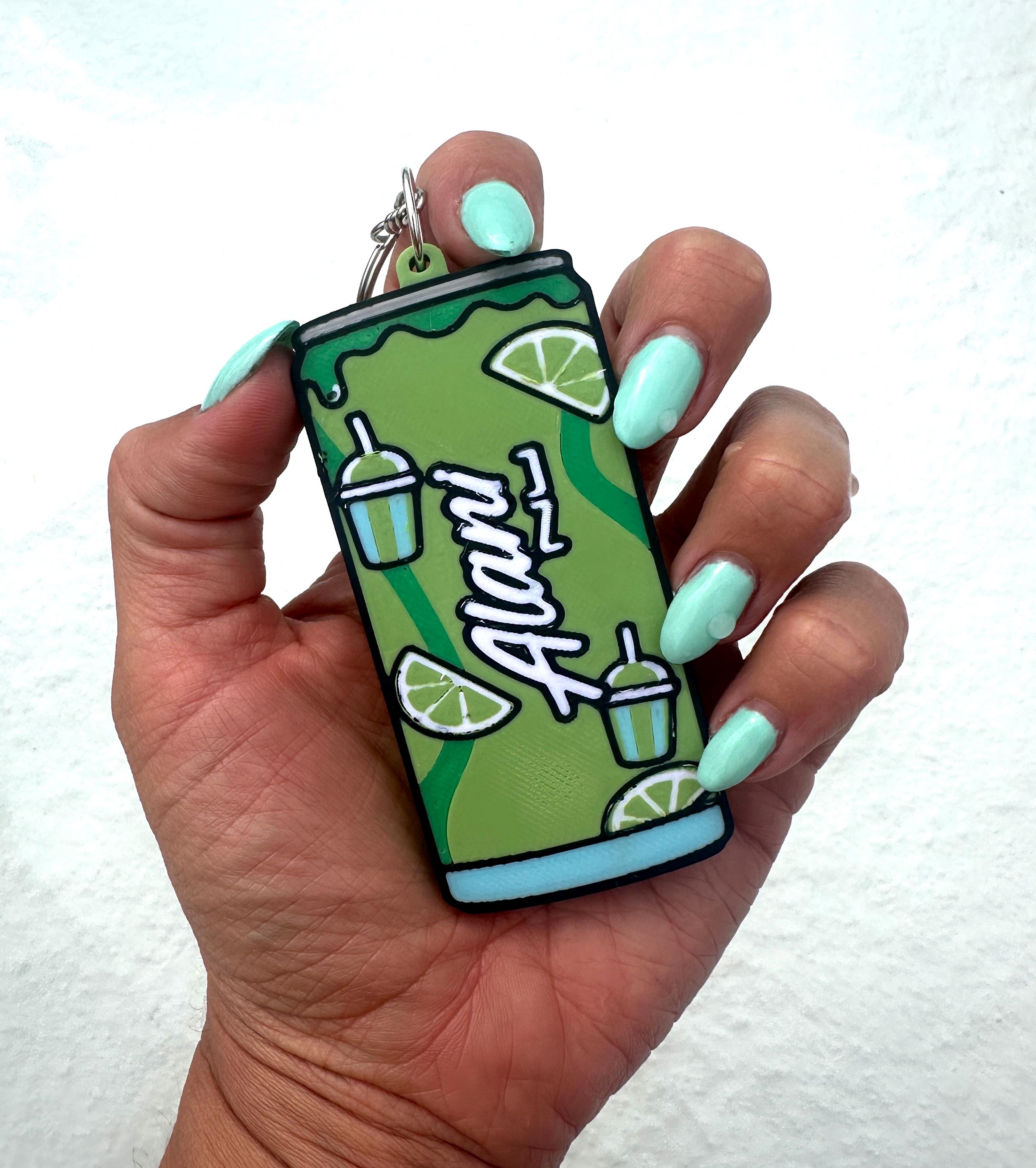 Energy Drink Pop™ Can Tab Keychain | 3D Printed Soda Tab Opener | Alani Inspired | Monster Inspired | Cute Drink Accessory