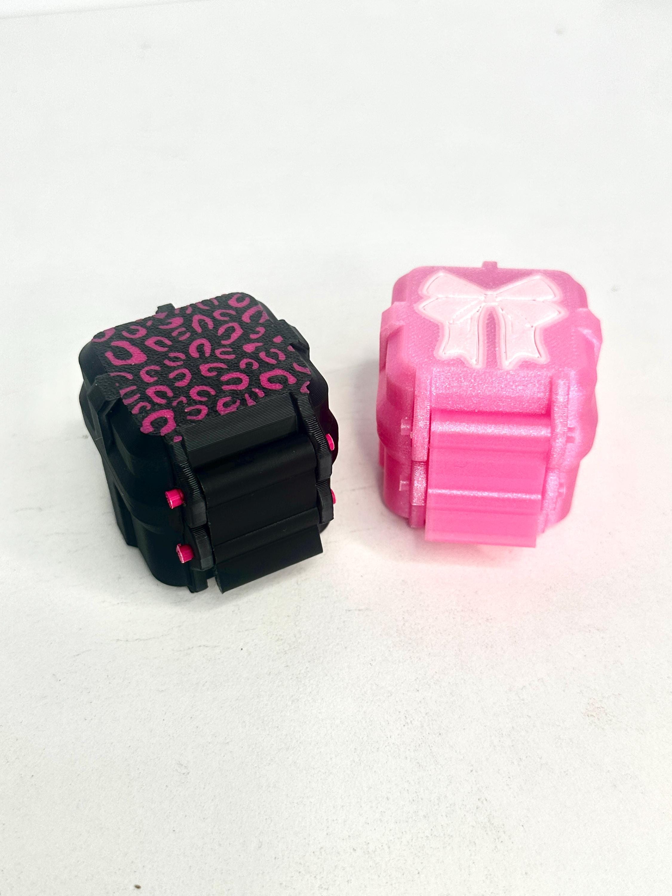 4 Vial Peptide Travel Case | 3ml Bottle Holder | 3D Printed Organizer