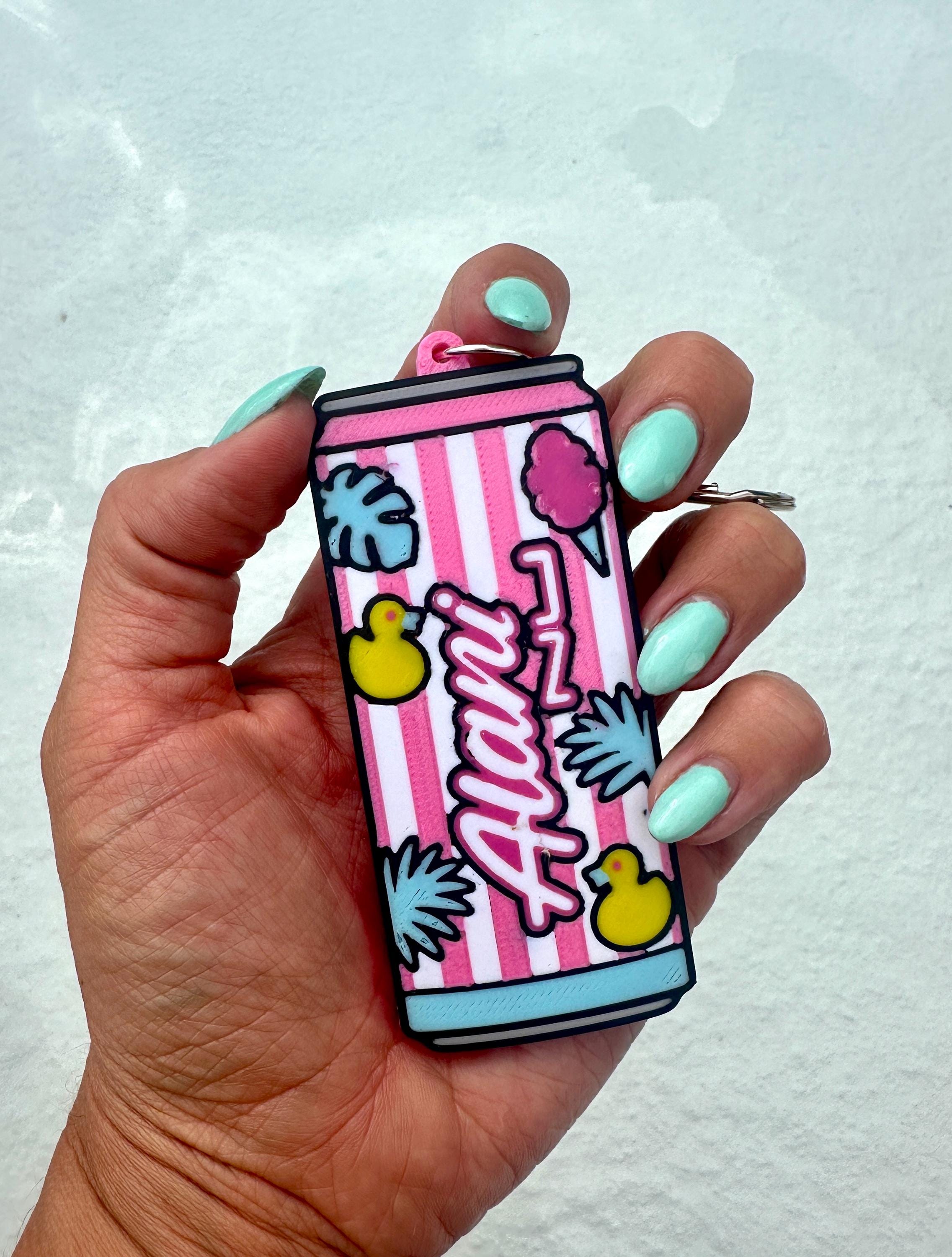 Energy Drink Pop™ Can Tab Keychain | 3D Printed Soda Tab Opener | Alani Inspired | Monster Inspired | Cute Drink Accessory