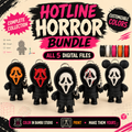 Complete Hotline Horror Bundle | All Five Customizable 3D Printing 3MF Files