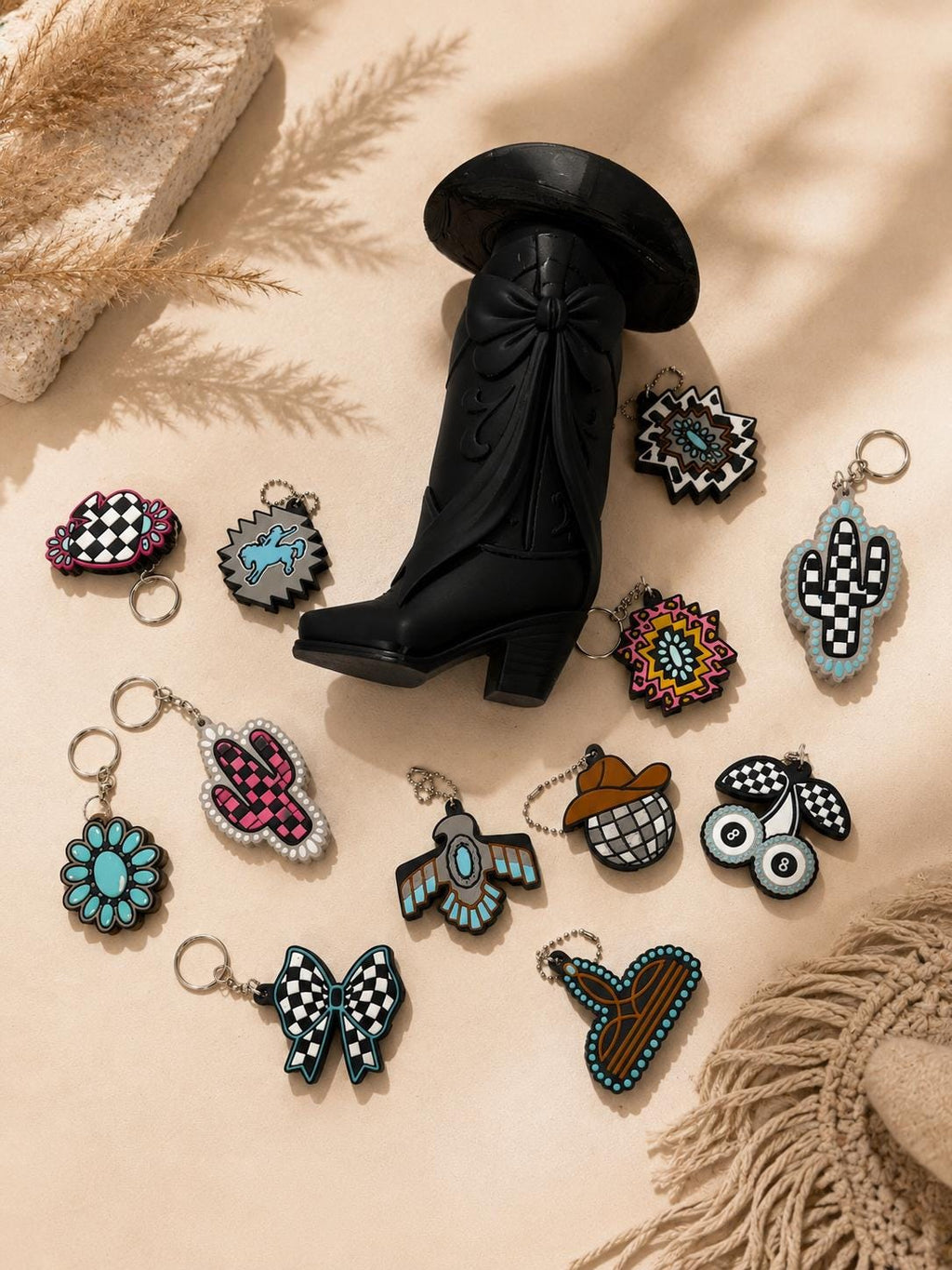 The Bow Boot™ | Western Slim Can Holder | Cowgirl Drink Accessory | Boutique Gift for Her