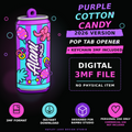 Purple Cotton Candy Pop Tab Opener & Keychain 3MF File