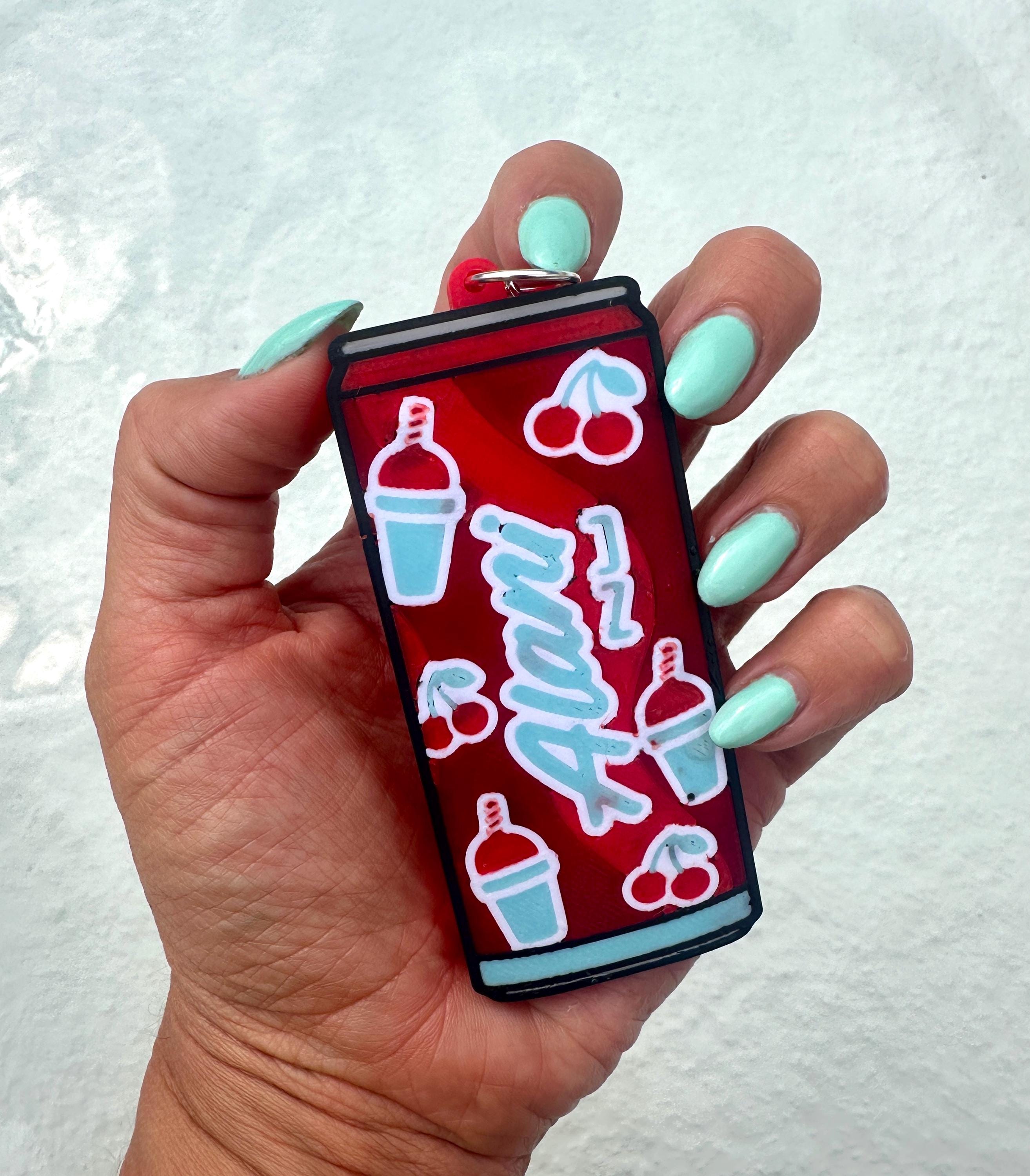 Energy Drink Pop™ Can Tab Keychain | 3D Printed Soda Tab Opener | Alani Inspired | Monster Inspired | Cute Drink Accessory