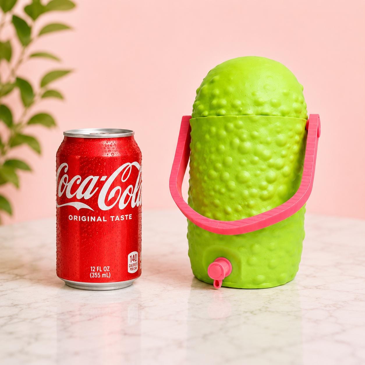 The Dill Darling™ | Pickle Drink Carrier, Standard Can Beverage Koozie, Funny Pickle Gift, 3D Printed Drink Holder