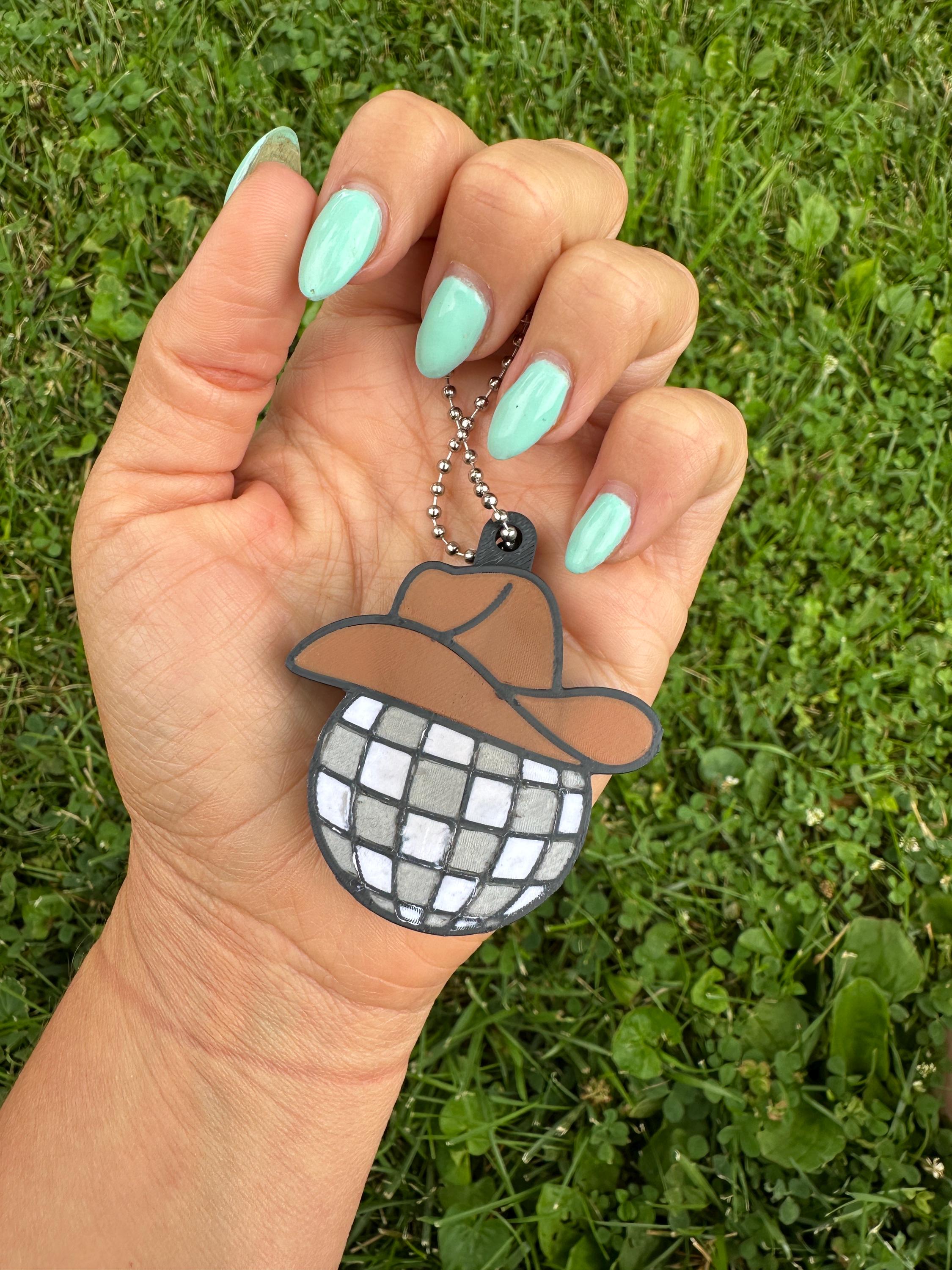 Wild West Pop™ Collection Tab Opener Keychain | Western Keychain Charm | Cowgirl Gift | Turquoise Drink Accessory