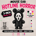 Mouse Ear Hotline Horror | Customizable 3D Printing 3MF File