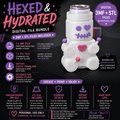 Hexed & Hydrated Digital 3D Printing Files 3MF & STL