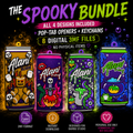 The Spooky Bundle Pop Tab & Keychain 3D Printing 3MF Files