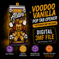Voodoo Vanilla Pop Tab & Keychain 3D Printing 3MF Files